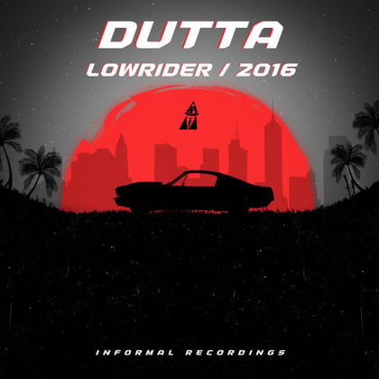 Lowrider / 2016 album by Dutta & Decoder - Drum and Bass Cover Art