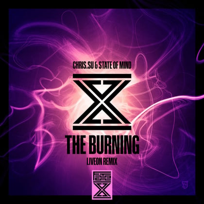 The Burning (Liveon Remix) album by State of Mind - Drum and Bass Cover Art