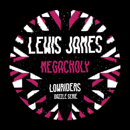 Megacholy album by Lewis James - Drum and Bass Cover Art