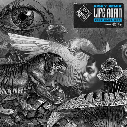 Life Again (Risky Remix) album by Risky - Drum and Bass Cover Art