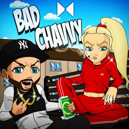 Bad Chavvy album by DJ Cali - Drum and Bass Cover Art
