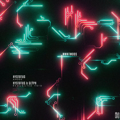 Anode / Reflected Void album by Hystatus - Drum and Bass Cover Art
