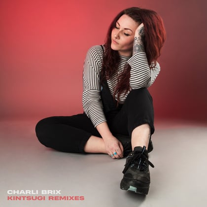 Kintsugi Remixes album by Charli Brix - Drum and Bass Cover Art