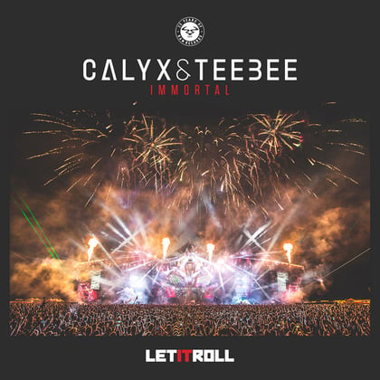 Immortal album by Calyx, Teebee & Calyx & TeeBee - Drum and Bass Cover Art