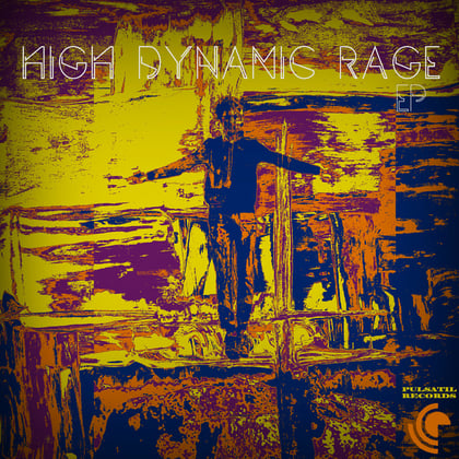 High Dynamic Rage album by Freqax - Drum and Bass Cover Art