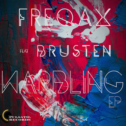 Warbling album by Freqax - Drum and Bass Cover Art