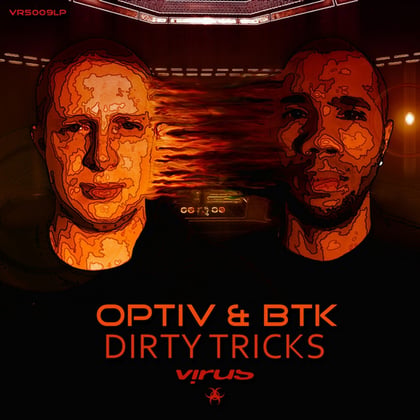 Dirty Tricks album by Optiv - Drum and Bass Cover Art