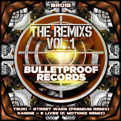 The Remixes Vol.1 album by Premium & K Motionz - Drum and Bass Cover Art