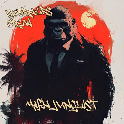 Mafia Junglist album by 4Corners Crew - Drum and Bass Cover Art