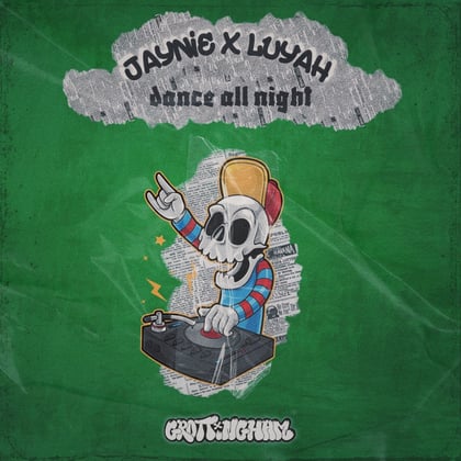 Dance All Night album by Jaynie & LUYAH - Drum and Bass Cover Art
