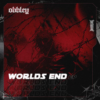 Worlds End album by Obbley - Drum and Bass Cover Art