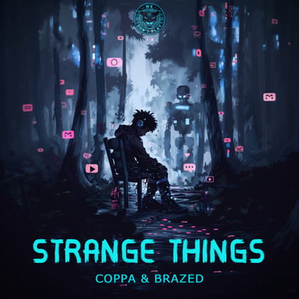 Strange Things album by Coppa - Drum and Bass Cover Art