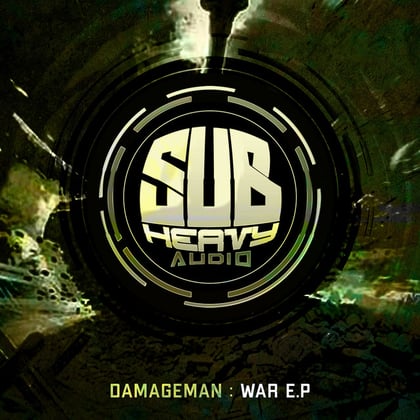 War album by Damageman - Drum and Bass Cover Art