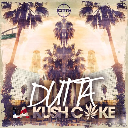 LA Kush Cake EP album by Decoder & Dutta - Drum and Bass Cover Art