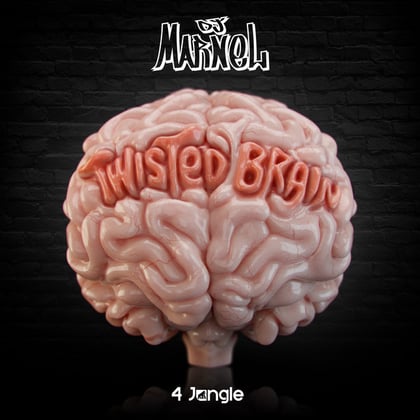 Twisted Brain album by DJ Marnel - Drum and Bass Cover Art