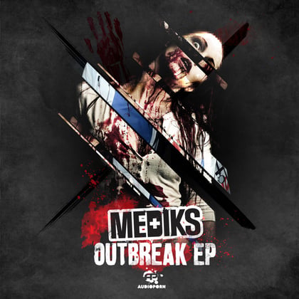 Outbreak EP album by Mediks - Drum and Bass Cover Art