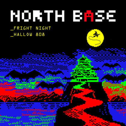 Fright Night / Hallow 808 album by North Base - Drum and Bass Cover Art