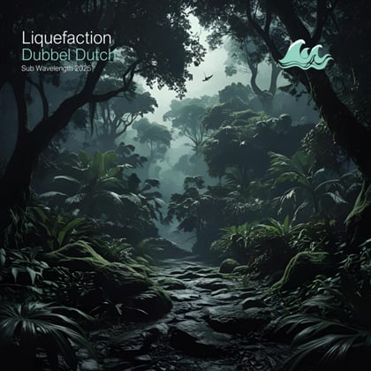 Dubbel Dutch album by Liquefaction & Accelerated - Drum and Bass Cover Art