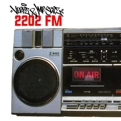 2202 Fm album by Verbz & Mr Slipz - Drum and Bass Cover Art