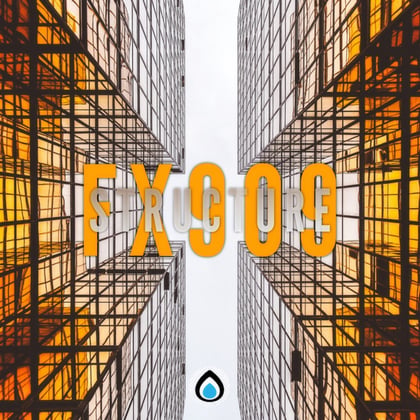 Structure Ep album by MSDOS & FX909 - Drum and Bass Cover Art