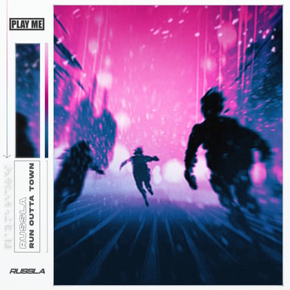 Run Outta Town album by Russla - Drum and Bass Cover Art