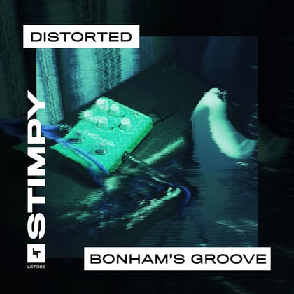 Bonham's Groove / Distorted album by Stimpy - Drum and Bass Cover Art