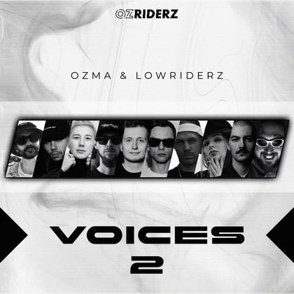 Voices 2 album by Ozma & Lowriderz - Drum and Bass Cover Art
