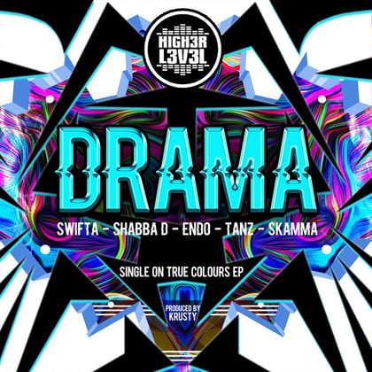 Drama album by MC Shabba D, MC Endo & Swifta - Drum and Bass Cover Art