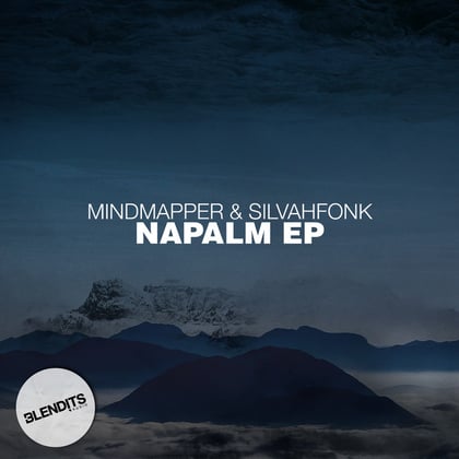 Napalm EP album by Mindmapper - Drum and Bass Cover Art