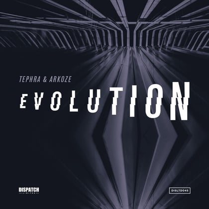 Evolution EP album by Tephra & Arkoze - Drum and Bass Cover Art
