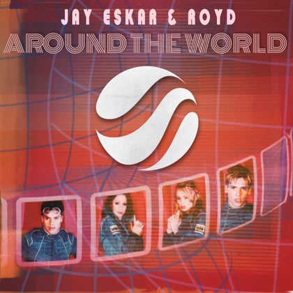 Around The world album by Macky Gee, Jay Eskar & Royd - Drum and Bass Cover Art