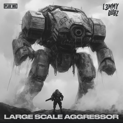 Large Scale Agressor album by L3MMY DUBZ - Drum and Bass Cover Art