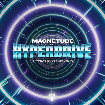 Hyperdrive album by Magnetude - Drum and Bass Cover Art