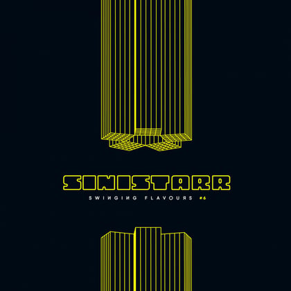 Swinging Flavors #6 album by Sinistarr - Drum and Bass Cover Art