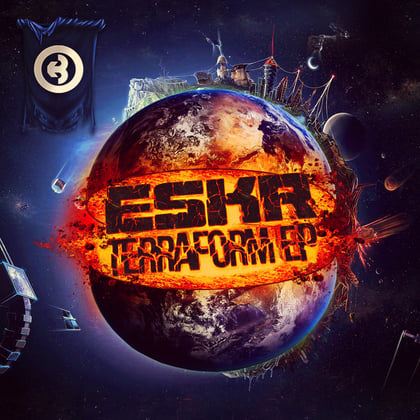 Terraform EP album by ESKR - Drum and Bass Cover Art