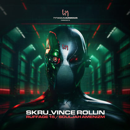 Ruffage 15 / Souljah Amenizm album by Skru - Drum and Bass Cover Art