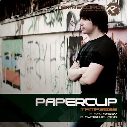Say Sorry, Overwhelming album by Paperclip - Drum and Bass Cover Art