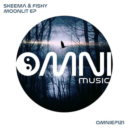 Moonlit EP album by Marvel Cinema, Skeema & Fishy - Drum and Bass Cover Art
