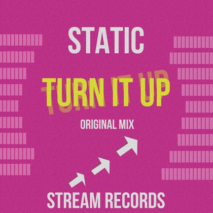 Turn It Up album by Static - Drum and Bass Cover Art