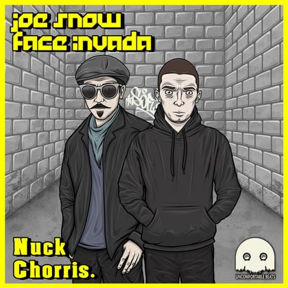Nuck Chorris album by Face Invada - Drum and Bass Cover Art