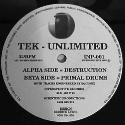 Destruction / Primal Drums album by Equinox - Drum and Bass Cover Art