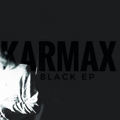 Black album by KARMAX - Drum and Bass Cover Art