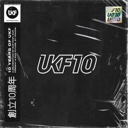 Dusk [UKF10] album by K Motionz - Drum and Bass Cover Art