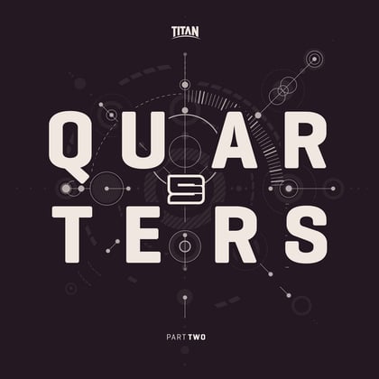 Quarters EP Part 2 album by S9 - Drum and Bass Cover Art