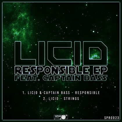 Responsible album by Licid & Captain Bass - Drum and Bass Cover Art