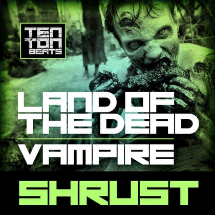 Land of the Dead | Vampire album by Shrust - Drum and Bass Cover Art