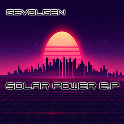 Solar Power E.P. album by Gevolgen - Drum and Bass Cover Art