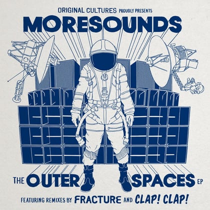 The Outer Spaces album by Moresounds - Drum and Bass Cover Art