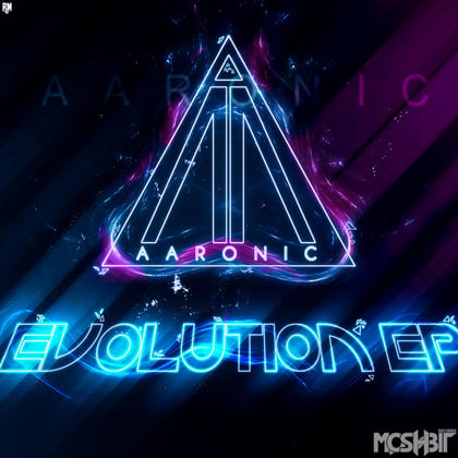 Evolution EP album by Aaronic - Drum and Bass Cover Art