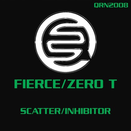 Scatter / Inhibitor album by Zero T & Fierce - Drum and Bass Cover Art